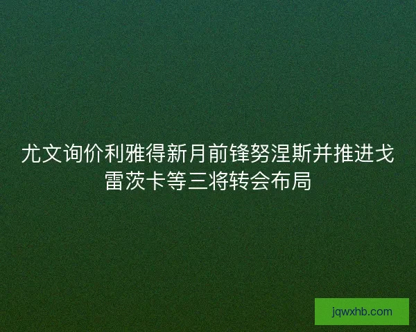 尤文询价利雅得新月前锋努涅斯并推进戈雷茨卡等三将转会布局